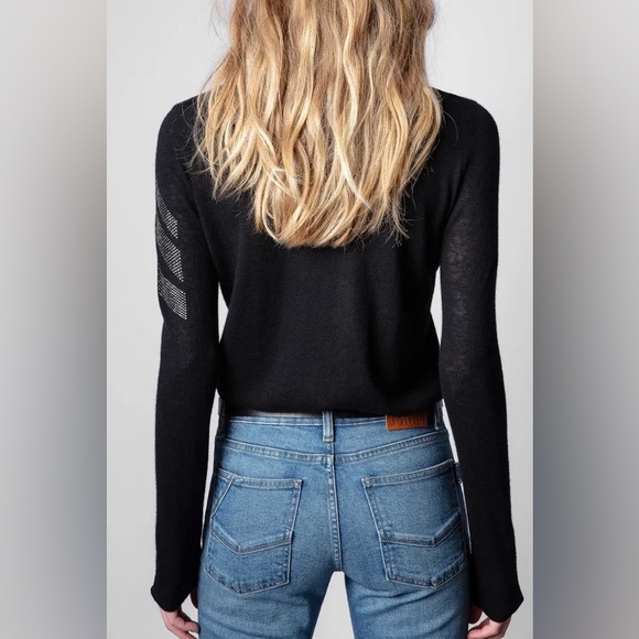 ZADIG & VOLTAIRE Miss Arrow Cashmere Sweater - Picture 4 of 9